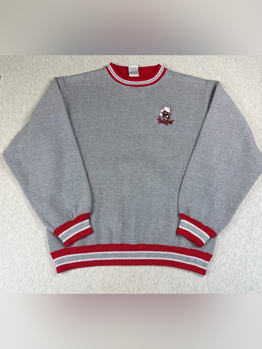 Vintage Nebraska Cornhuskers Huskers Crewneck Sweatshirt Men’s Sz M  Embroidered